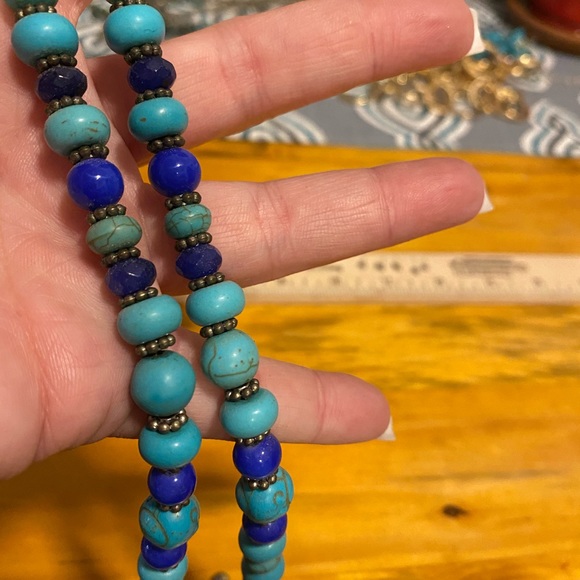 Beaded cross necklace - Picture 2 of 8